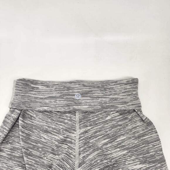 Lululemon Wonder Under Cropped High Rise Leggings Womens 4 Gray 21" Inseam Gym - Picture 5 of 9